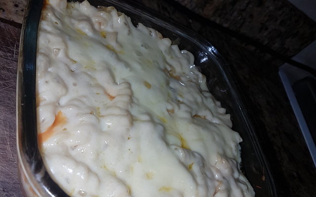 Macarrão ao creme de milho