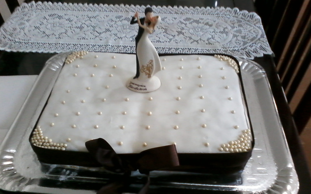 Bolo de casamento deo parfum