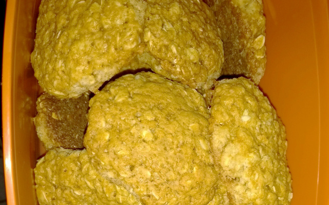 Biscoito de aveia e mel