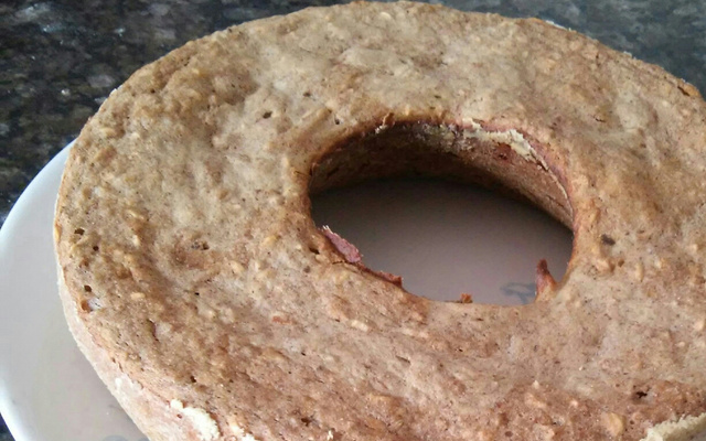 Bolo de banana sem farinha e sem açúcar