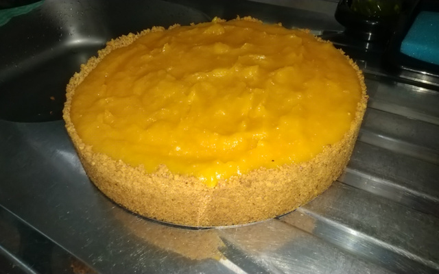 Cheesecake de damasco