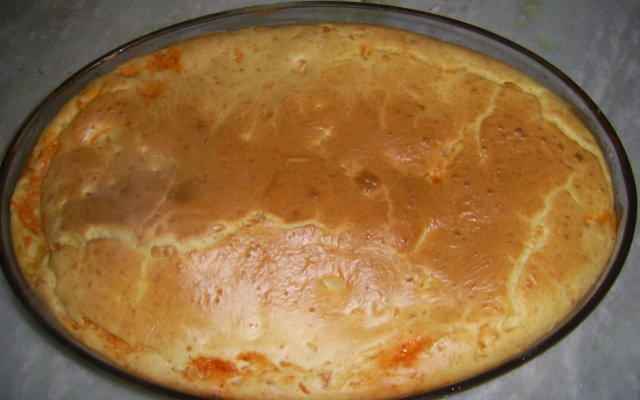 Pastelão de frango com palmito