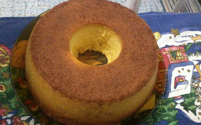 Bolo rápido de milho sem ovos