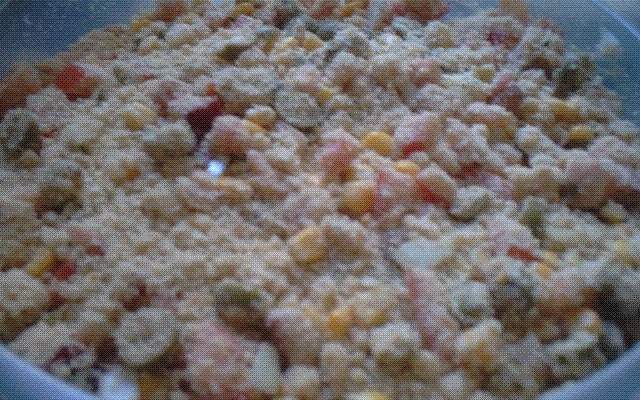 Farofa fria para churrasco