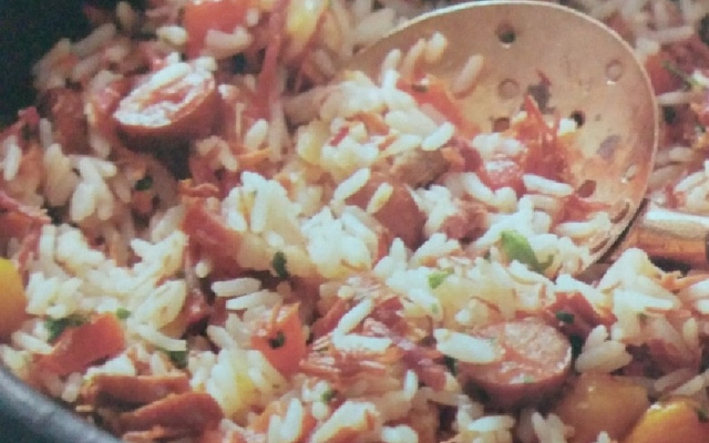 Arroz de carreteiro prático da Thaiane