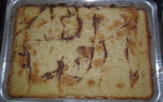 Delícia de bolo de banana