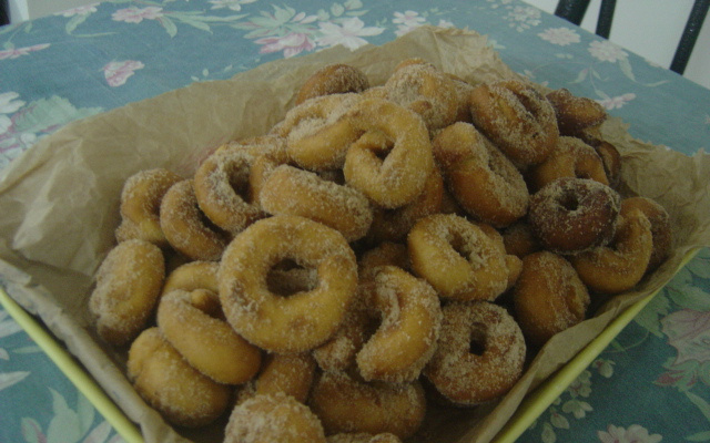 Rosquinha frita super fácil para o café