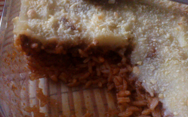 Arroz de forno colorido