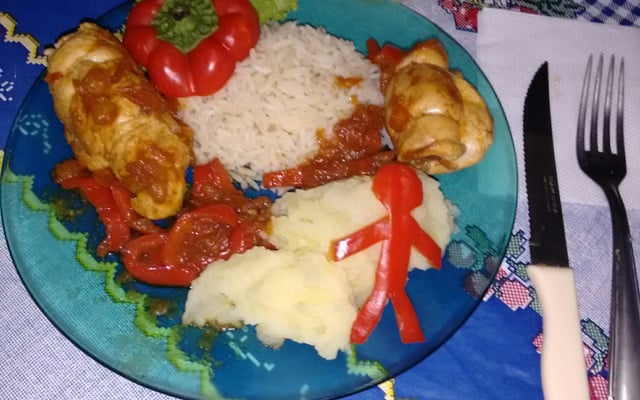 Filé de frango recheado