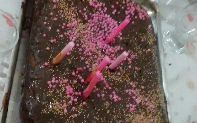 Bolo de aniversário simples