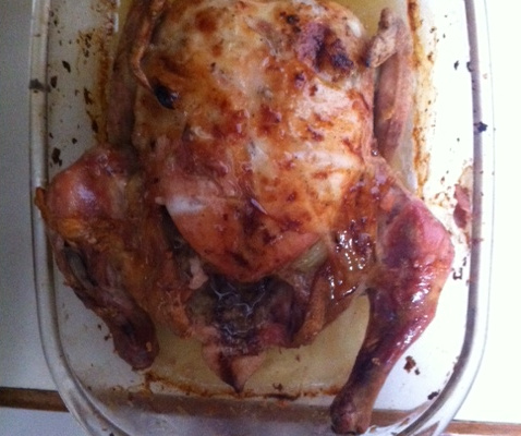 Frango assado da Bê