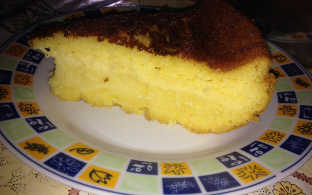 Bolo de milho cremoso