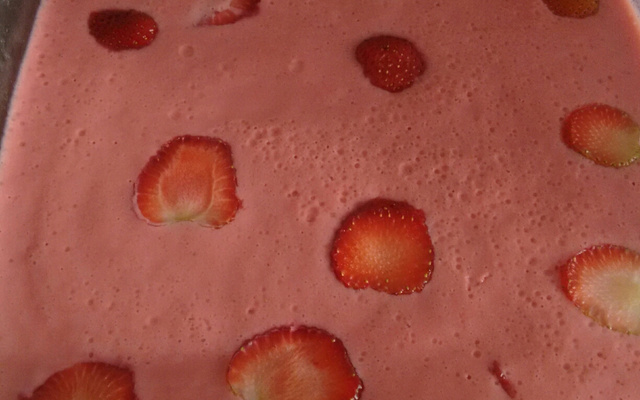 Mousse de morango de paiva