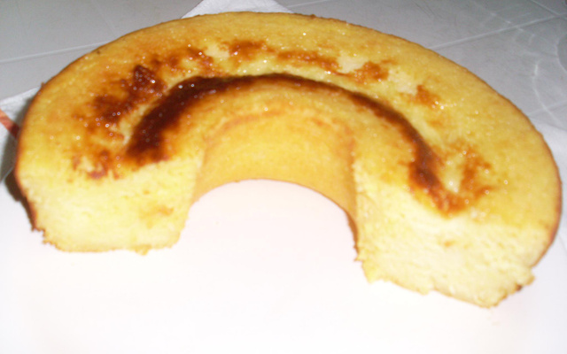 Bolo de fubá cremoso
