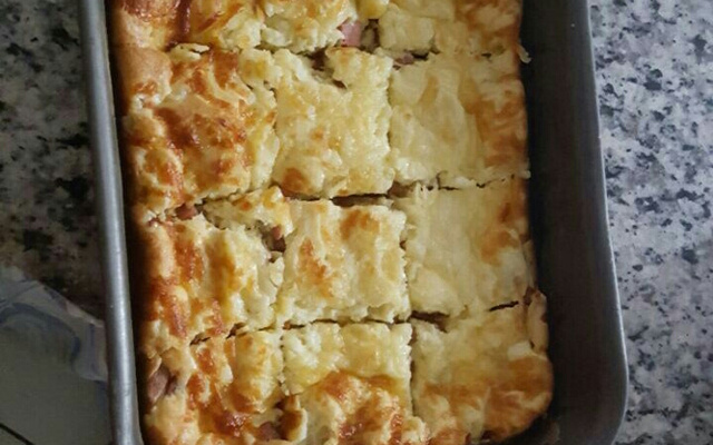 Torta rápida de salsicha