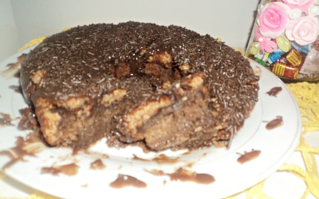 Bolo de chocolate sem farinha de trigo