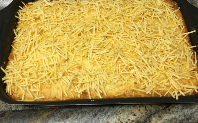 Escondidinho de frango super cremoso