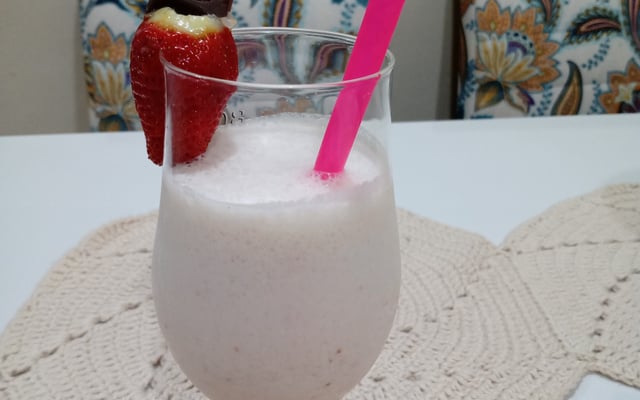 Jurupinga com morango