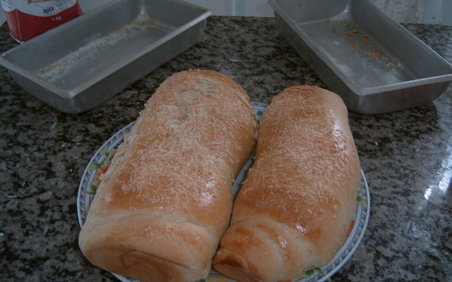 Pão caseiro de leite