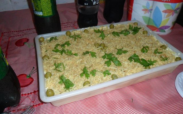 Torta de pão de fôrma