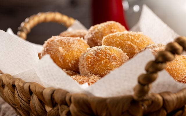 Bolinho de chuva sequinho