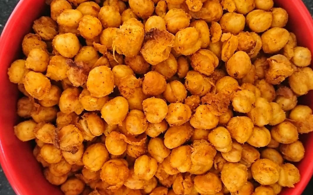 Snack de grão-de-bico