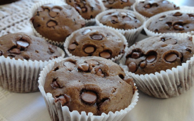 Muffins de chocolate