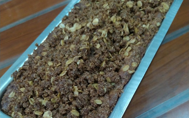 Bolinho integral de maçã e banana