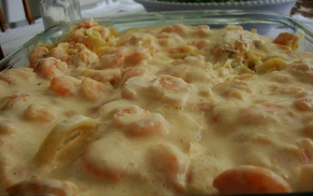 Camarão ao catupiry