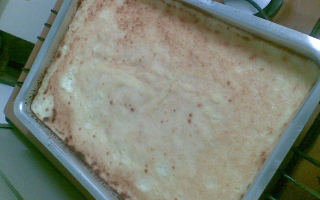 Bolo de fubá cremoso