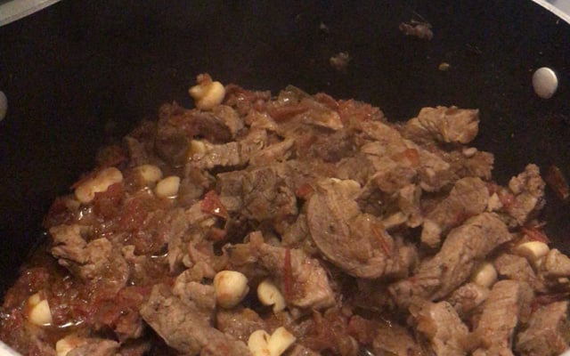 Picadinho de filé mignon ao molho shoyu