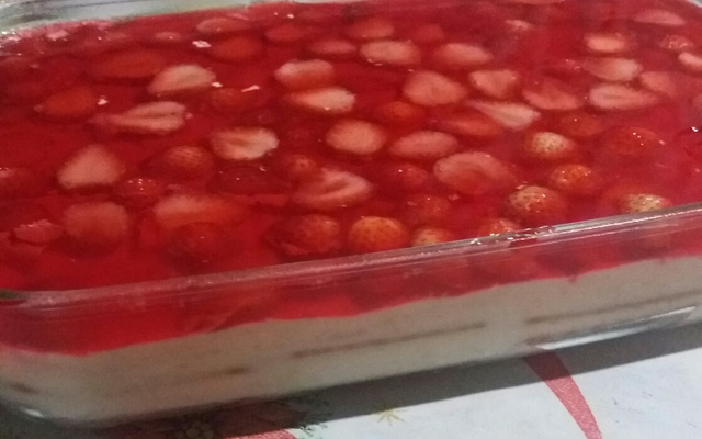 Delícia fácil de morango