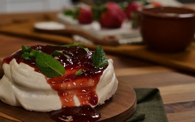 Pavlova na Airfryer