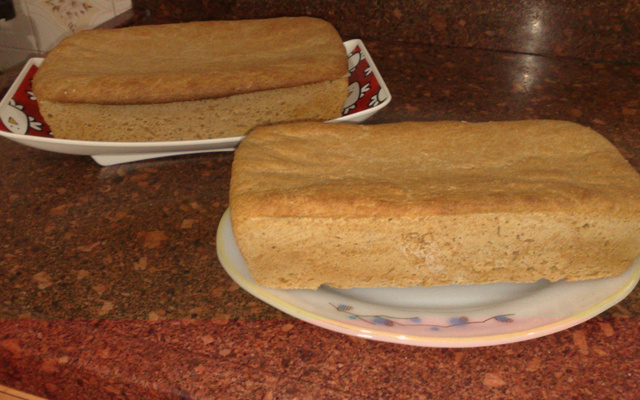 Pão 100% integral sem açúcar