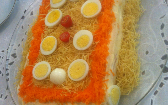 Torta fria de pão de forma