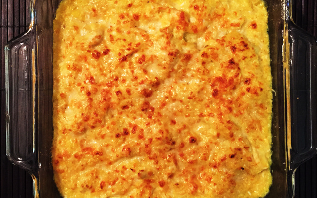 Frango com creme de milho