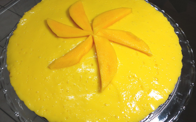 Torta de manga no liquidificador da Ana