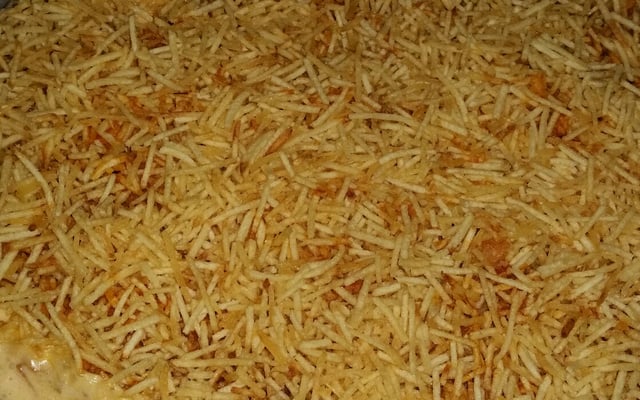 Fricassê de camarão da D. Edna