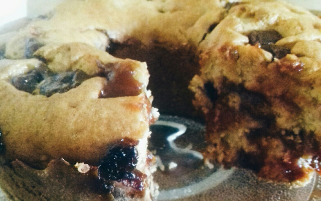 Bolo com goiabada simples