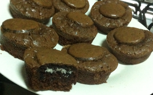 Brownie com Oreo
