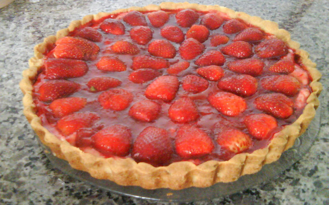 Torta de morango da Dani