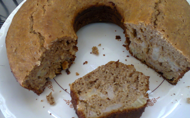 Bolo Integral de Aveia e Banana