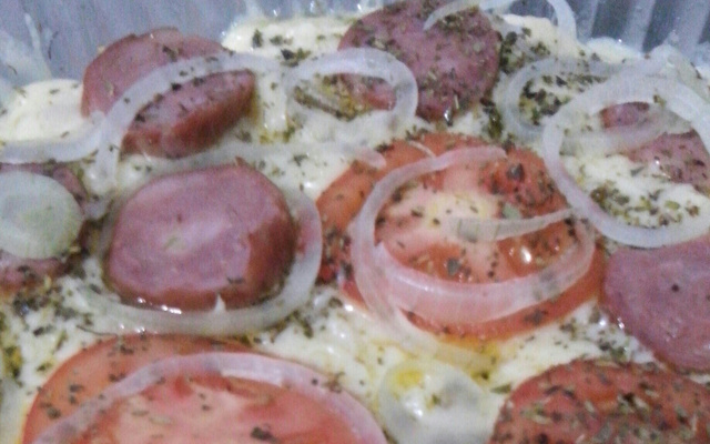 Pizza de batata palito