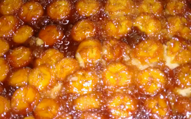 Bolo de banana caramelizado