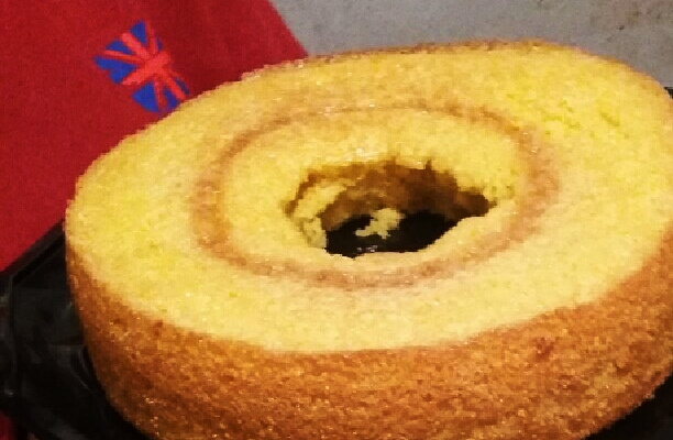 Bolo de fubá com milho