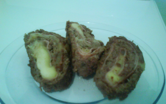 Rocambole de carne super rápido