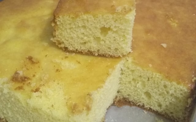 Bolo de fubá de liquidificador super fofo