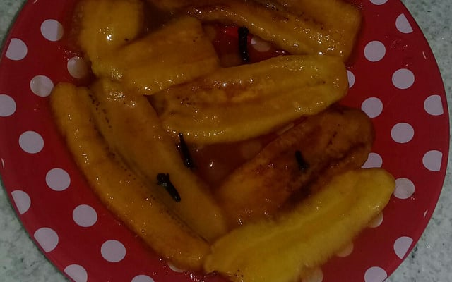 Banana Caramelizada Rápida