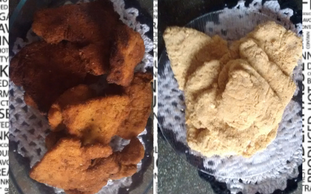 Frango à milanesa sem farinha de rosca e ovo