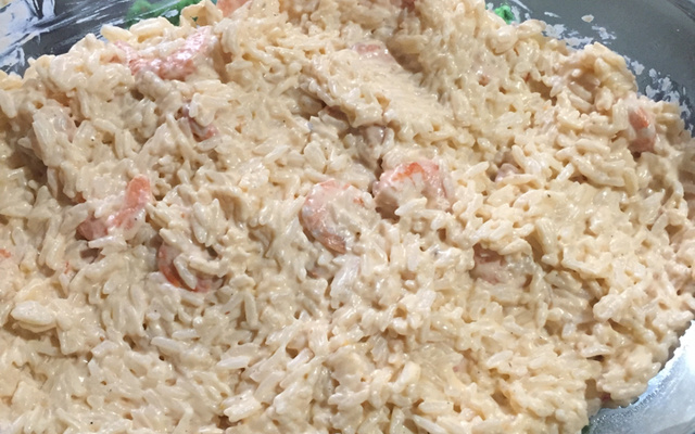 Arroz com camarão